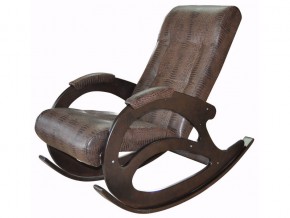 Кресло-качалка К 5/1 коричневый крокодил в Кизеле - kizel.magazinmebel.ru | фото