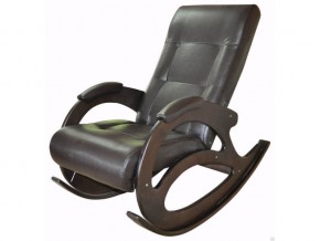 Кресло-качалка К 5/3 коричневое в Кизеле - kizel.magazinmebel.ru | фото
