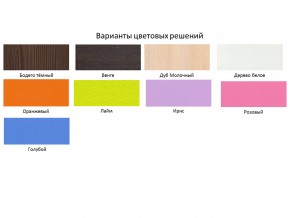 Кровать чердак Малыш 70х160 белый с фасадом для рисования феритейл в Кизеле - kizel.magazinmebel.ru | фото - изображение 2