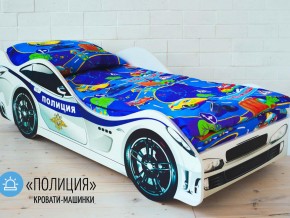 Кровать детская машина Полиции в Кизеле - kizel.magazinmebel.ru | фото