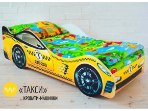 Кровать детская машина Такси в Кизеле - kizel.magazinmebel.ru | фото