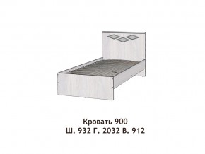 Кровать Диана 900 в Кизеле - kizel.magazinmebel.ru | фото - изображение 2