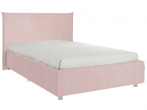 Кровать Квест 1200 велюр нежно-розовый в Кизеле - kizel.magazinmebel.ru | фото