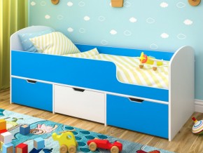 Кровать Малыш Мини Белое дерево-Голубой в Кизеле - kizel.magazinmebel.ru | фото