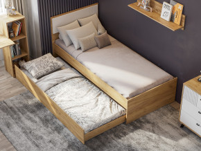 Кровать одинарная Милан выкатная с настилом в Кизеле - kizel.magazinmebel.ru | фото