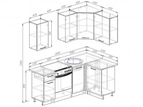 Кухонный гарнитур Вегас 2000х1200 в Кизеле - kizel.magazinmebel.ru | фото - изображение 3