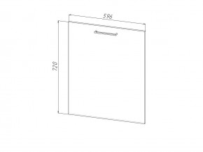 П 60 Комплект для посудомоечной машины 600 мм (цоколь + фасад) ЛДСП в Кизеле - kizel.magazinmebel.ru | фото
